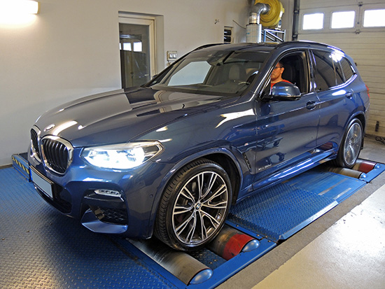 BMW G01 X3 30d optimalizálás, chiptuning